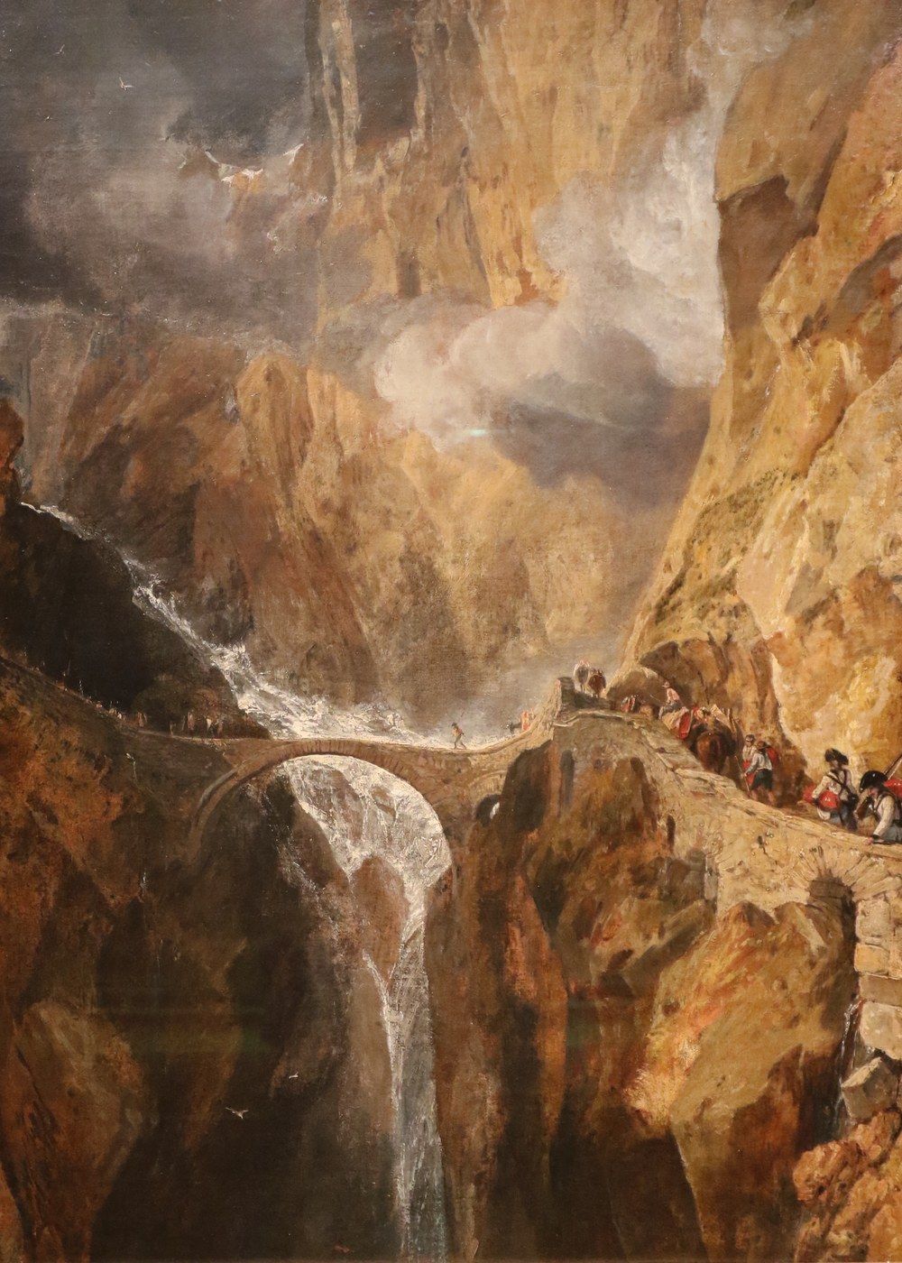 The Devil's Bridge spanning a gorge.
