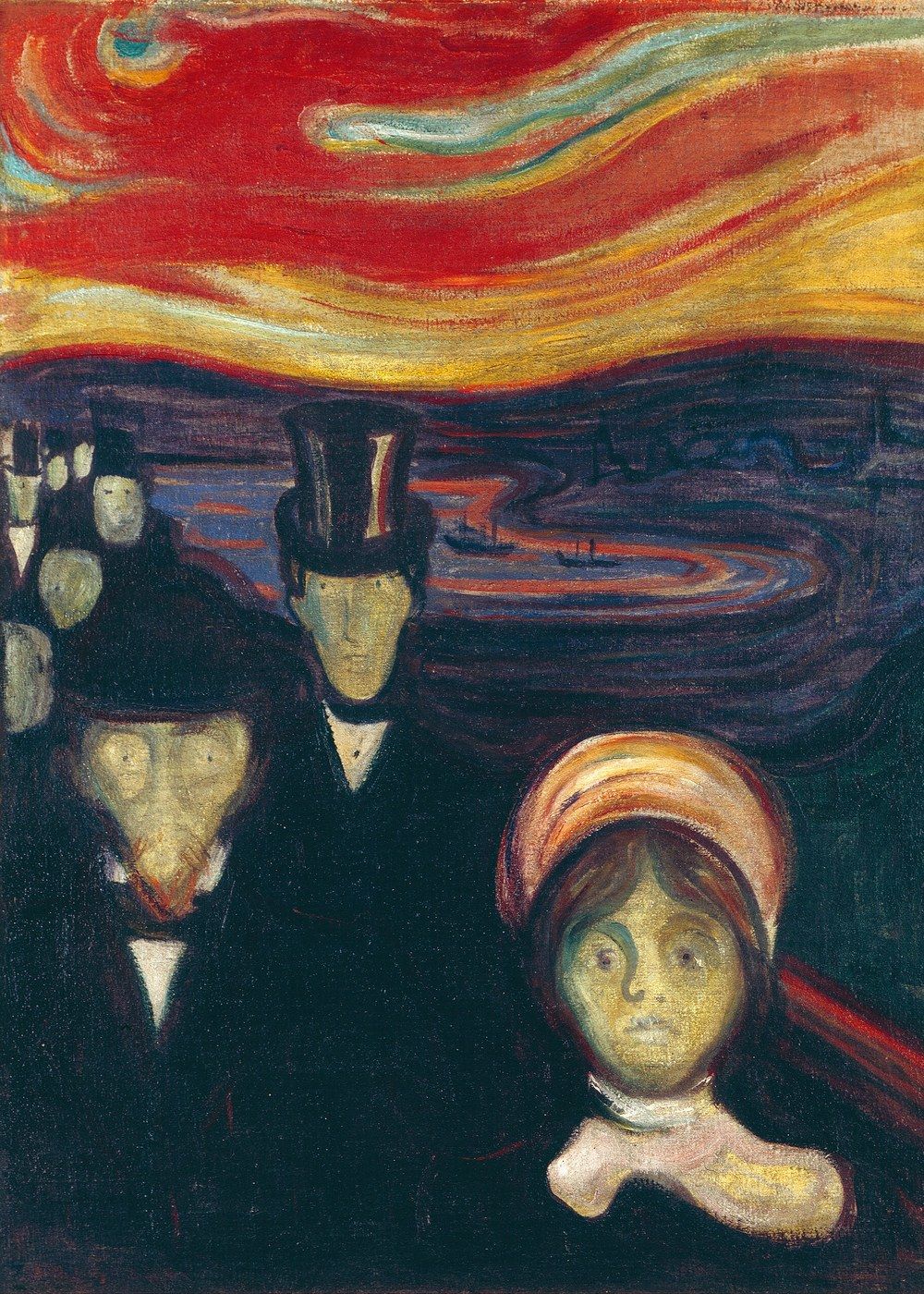 An expressionist study of anxiety.